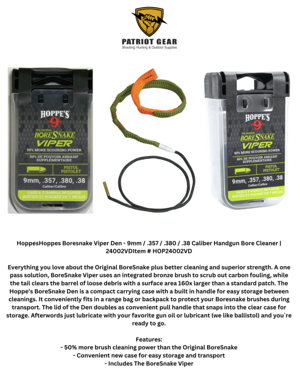 Hoppes Viper 9mm Boresnake - Image 4